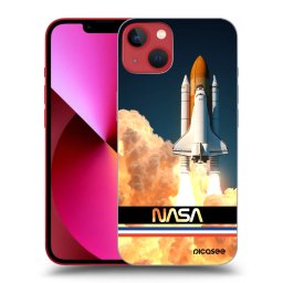 Fekete szilikon tok az alábbi mobiltelefonokra Apple iPhone 14 Plus - Space Shuttle