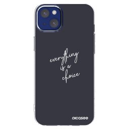 Átlátszó szilikon tok az alábbi mobiltelefonokra Apple iPhone 14 Plus - Everything is a choice