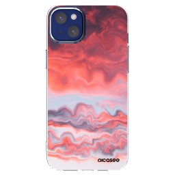 Átlátszó szilikon tok az alábbi mobiltelefonokra Apple iPhone 14 Plus - Sunset