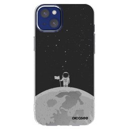 Átlátszó szilikon tok az alábbi mobiltelefonokra Apple iPhone 14 Plus - Astronaut
