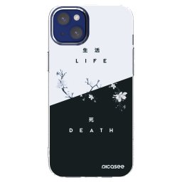 Átlátszó szilikon tok az alábbi mobiltelefonokra Apple iPhone 14 Plus - Life - Death