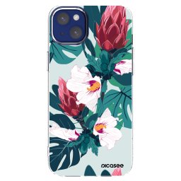 Átlátszó szilikon tok az alábbi mobiltelefonokra Apple iPhone 14 Plus - Rhododendron