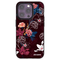 Fekete szilikon tok az alábbi mobiltelefonokra Apple iPhone 14 Pro - Dark Meadow