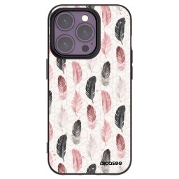 Fekete szilikon tok az alábbi mobiltelefonokra Apple iPhone 14 Pro - Feather 2
