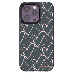 Fekete szilikon tok az alábbi mobiltelefonokra Apple iPhone 14 Pro - Lots of love