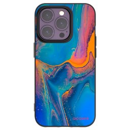 Fekete szilikon tok az alábbi mobiltelefonokra Apple iPhone 14 Pro - Rainbow