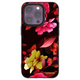 Fekete szilikon tok az alábbi mobiltelefonokra Apple iPhone 14 Pro - Dark Peonny