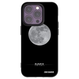 Fekete szilikon tok az alábbi mobiltelefonokra Apple iPhone 14 Pro - Moon Minimal