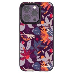 Fekete szilikon tok az alábbi mobiltelefonokra Apple iPhone 14 Pro - Purple Leaf
