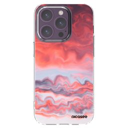 Átlátszó szilikon tok az alábbi mobiltelefonokra Apple iPhone 14 Pro - Sunset