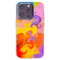 Átlátszó szilikon tok az alábbi mobiltelefonokra Apple iPhone 14 Pro - Bubbles