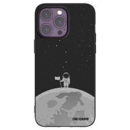Fekete szilikon tok az alábbi mobiltelefonokra Apple iPhone 14 Pro Max - Astronaut