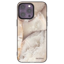 Fekete szilikon tok az alábbi mobiltelefonokra Apple iPhone 14 Pro Max - Cream marble