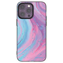 Fekete szilikon tok az alábbi mobiltelefonokra Apple iPhone 14 Pro Max - Pink liquid