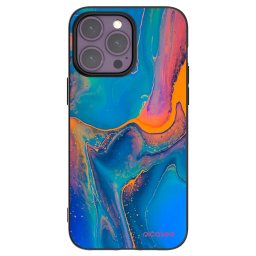 Fekete szilikon tok az alábbi mobiltelefonokra Apple iPhone 14 Pro Max - Rainbow