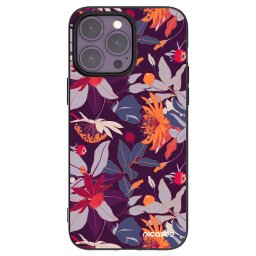 Fekete szilikon tok az alábbi mobiltelefonokra Apple iPhone 14 Pro Max - Purple Leaf