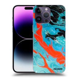 Fekete szilikon tok az alábbi mobiltelefonokra Apple iPhone 14 Pro Max - Blue Magma