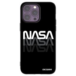 Fekete szilikon tok az alábbi mobiltelefonokra Apple iPhone 14 Pro Max - NASA Triple