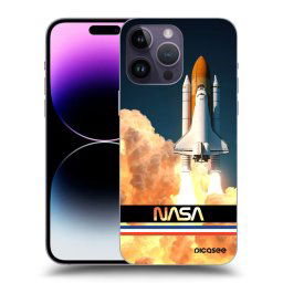 Fekete szilikon tok az alábbi mobiltelefonokra Apple iPhone 14 Pro Max - Space Shuttle