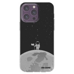 Átlátszó szilikon tok az alábbi mobiltelefonokra Apple iPhone 14 Pro Max - Astronaut