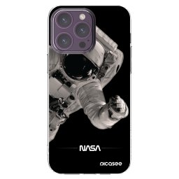 Átlátszó szilikon tok az alábbi mobiltelefonokra Apple iPhone 14 Pro Max - Astronaut Big