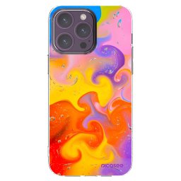 Átlátszó szilikon tok az alábbi mobiltelefonokra Apple iPhone 14 Pro Max - Bubbles