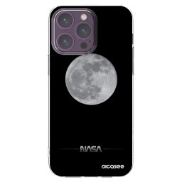 Átlátszó szilikon tok az alábbi mobiltelefonokra Apple iPhone 14 Pro Max - Moon Minimal