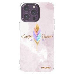 Átlátszó szilikon tok az alábbi mobiltelefonokra Apple iPhone 14 Pro Max - Carpe Diem