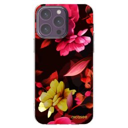Átlátszó szilikon tok az alábbi mobiltelefonokra Apple iPhone 14 Pro Max - Dark Peonny