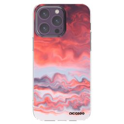 Átlátszó szilikon tok az alábbi mobiltelefonokra Apple iPhone 14 Pro Max - Sunset