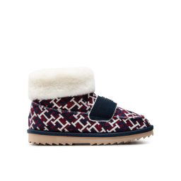 Tommy Hilfiger Papucs Monogram FW0FW06717 Sötétkék