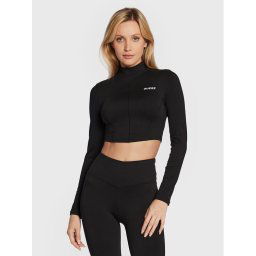 Guess Blúz Coline V2BP04 MC04Z Fekete Slim Fit