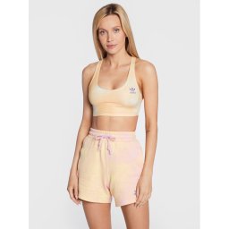 adidas Felső Allover Print HL6596 Bézs Slim Fit