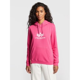 Alpha Industries Pulóver New Basic 196032 Rózsaszín Regular Fit