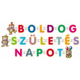 Macis Boldog Születésnapot fűzér