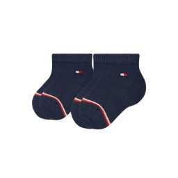 Tommy Hilfiger 2 pár hosszú szárú gyerek zokni 701220516 Sötétkék