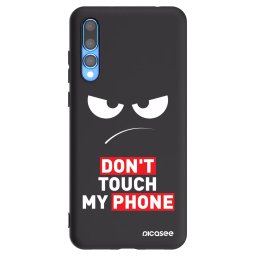 Fekete szilikon tok az alábbi mobiltelefonokra Huawei P20 Pro - Angry Eyes - Transparent