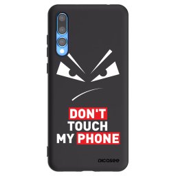 Fekete szilikon tok az alábbi mobiltelefonokra Huawei P20 Pro - Evil Eye - Transparent