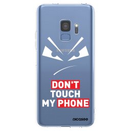 Átlátszó szilikon tok az alábbi mobiltelefonokra Samsung Galaxy S9 G960F - Evil Eye - Transparent