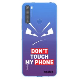 Átlátszó szilikon tok az alábbi mobiltelefonokra Xiaomi Redmi Note 8T - Evil Eye - Transparent