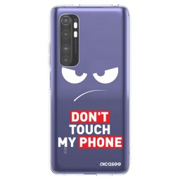 Átlátszó szilikon tok az alábbi mobiltelefonokra Xiaomi Mi Note 10 Lite - Angry Eyes - Transparent