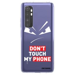 Átlátszó szilikon tok az alábbi mobiltelefonokra Xiaomi Mi Note 10 Lite - Evil Eye - Transparent