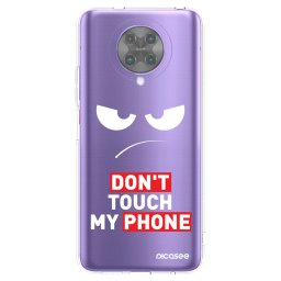 Átlátszó szilikon tok az alábbi mobiltelefonokra Xiaomi Poco F2 Pro - Angry Eyes - Transparent