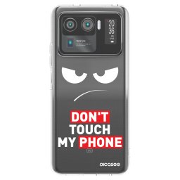 Átlátszó szilikon tok az alábbi mobiltelefonokra Xiaomi Mi 11 Ultra - Angry Eyes - Transparent
