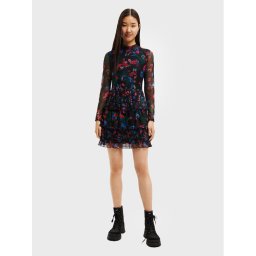 Desigual Hétköznapi ruha MONSIEUR CHRISTIAN LACROIX Sea 22WWVK41 Fekete Regular Fit