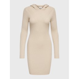 ONLY Kötött ruha Lorelai 15272749 Bézs Slim Fit