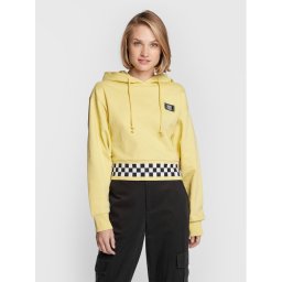Vans Pulóver Boom Boom Check VN0A7YKF Sárga Relaxed Fit