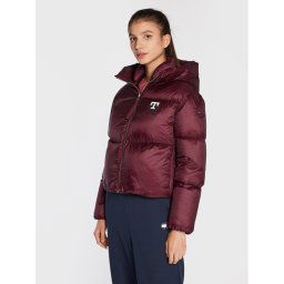 Tommy Hilfiger Pehelykabát Monogram Badge WW0WW37479 Bordó Regular Fit