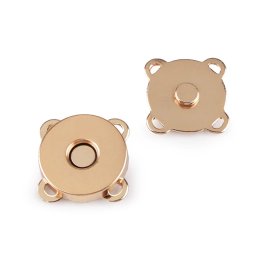 Felvarrható mágneszár, 18mm, 5db, 730018 - arany