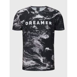 Mr. GUGU & Miss GO Póló Unisex Dreamer Fekete Regular Fit